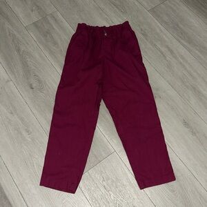 Loft high rise straight pants size small
